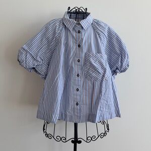 Maeve by Anthropologie Striped Blouse